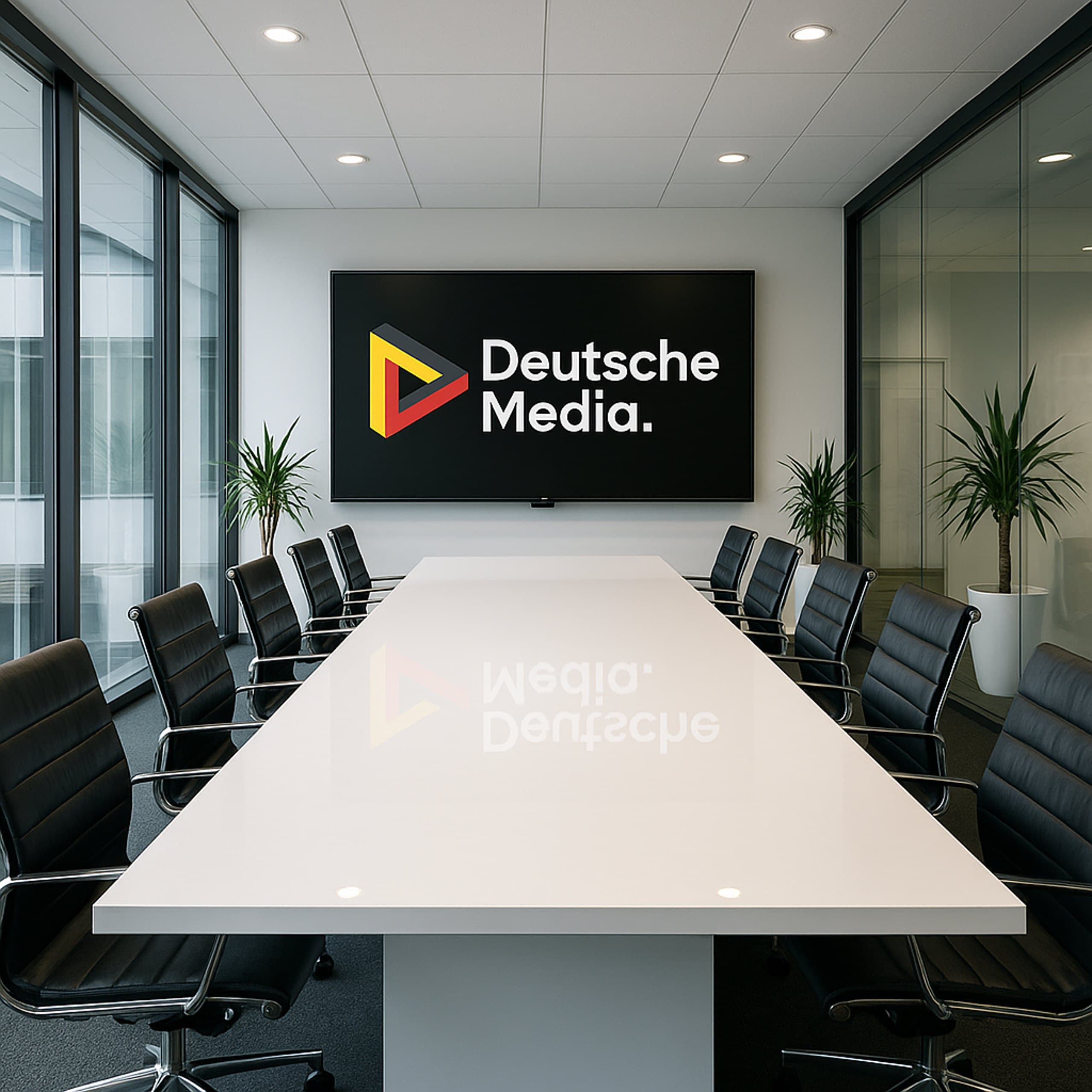 Konferenzraum im Büro von Deutsche Media